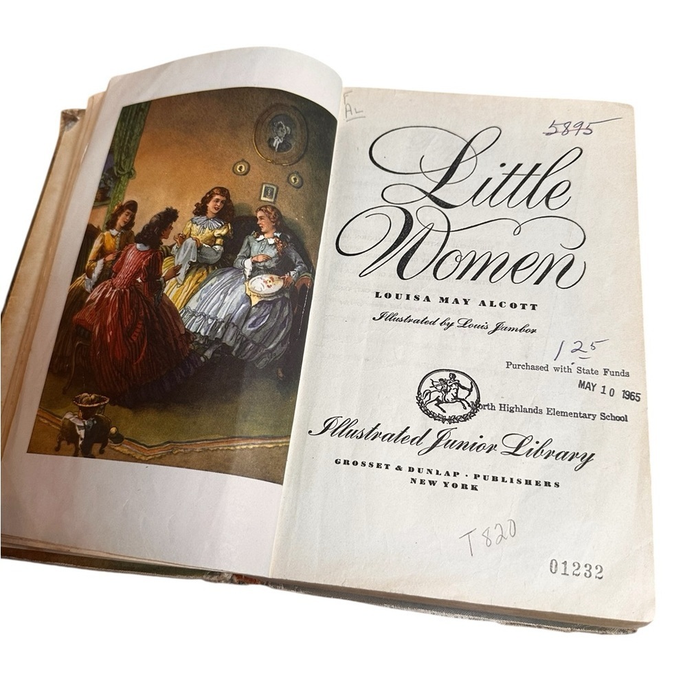 Little Women 1947 Printing Illustrated Junior Library Edition Louisa May Alcott - Picture 5 of 15